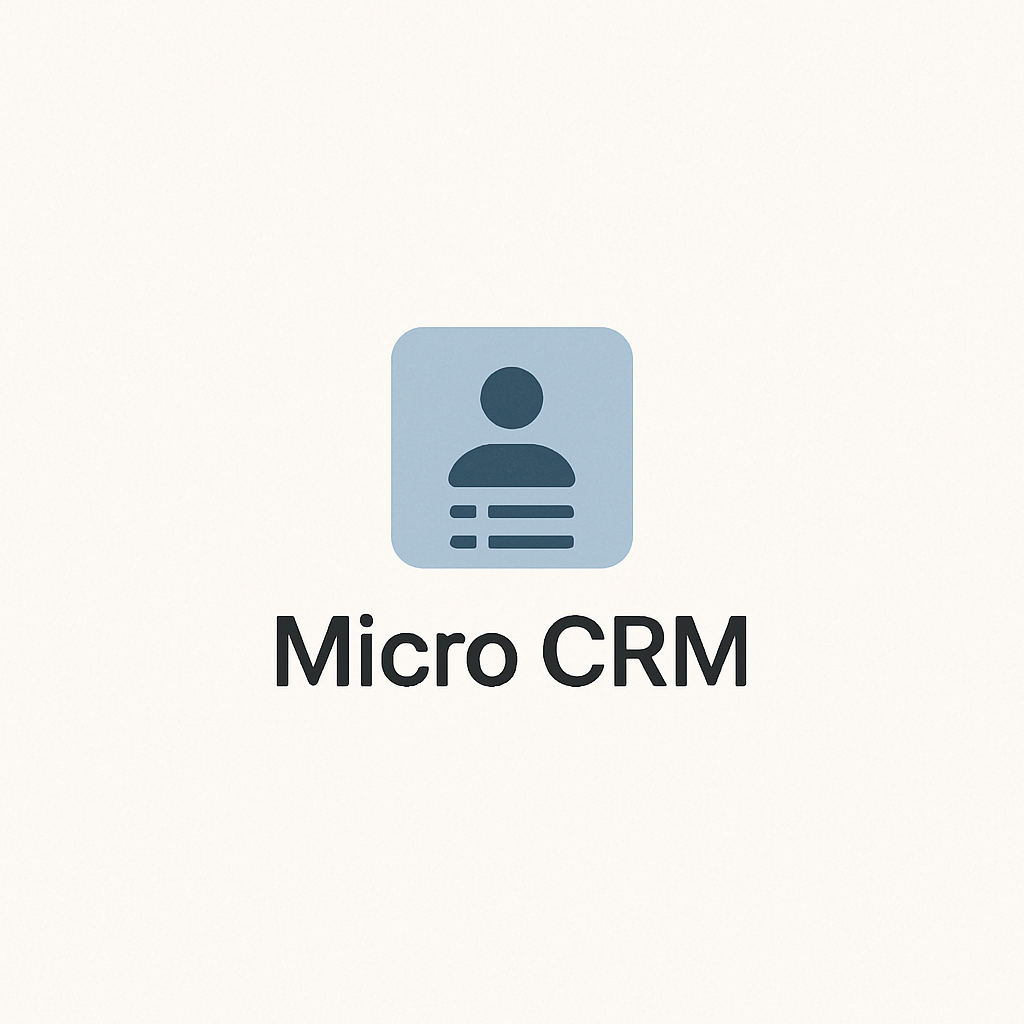 Micro CRM Project